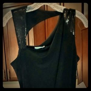 Black Calvin Klein Formal gown with cut-outs